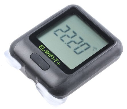 Registrador de temperatura con sensor interno por WIFI  de alta precisión (+-0,2 ºC). Rango: -20 a 60°C; . Software gratuito en inglés EL-WIFI-WIN.