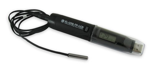 Data logger USB de temperatura con sonda externa tipo termistor de precisión.